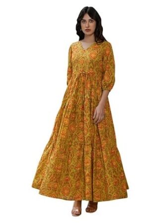 Janasya Women Ankle Length Dress