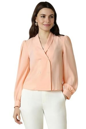 AS Women's Solid Regular Fit Blouse