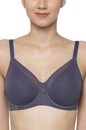 TIN  Women's Polyamide Triumph True Shape Sensation Non Padded Wired Seamless Minimizer Bra