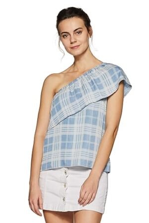 Women's One Shoulder Regular Fit Top