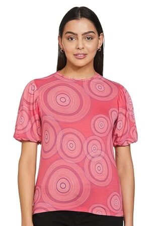 Women's Regular Fit T-Shirt - Pink